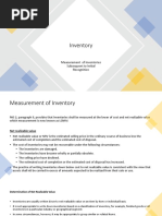 Inventories - Lower of Cost and NRV