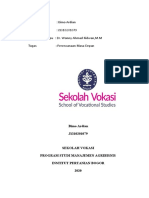 Nama: Bimo Ardian Nim: J1310201079 Dosen Pengampu: Dr. Wonny Ahmad Ridwan, M.M Tugas: Perencanaan Masa Depan