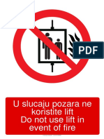 Ne Koristite Lift U Slucaju Pozara PDF