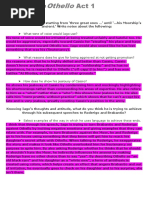 Oreoluwa Moradeyo - Investigate Othello Act 1 PDF