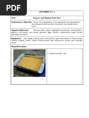 JOB SHEET