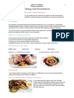 Plating and Presentation: FSM 211-Baking Plating Guidelines