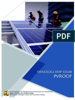 Pedoman Dan Spesifikasi Teknologi Atap Solar PVROOF