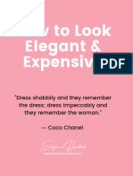 How to Look Elegant & Expensive on a Budget