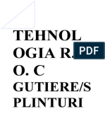 Tehnol Ogia R. O. C: Gutiere/S Plinturi