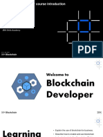 Blockchain Developer Course Introduction: Unit 00