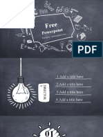 Creative Blackboard Background PPT Templates