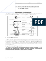 CH 3 Maintenance Des Systemes Hydrauliques Et Pneumatiques