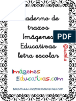 Cuaderno de Trazos Imágenes Educativas Letra Escolar