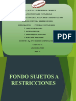 Fondos Sujetos A Restricción