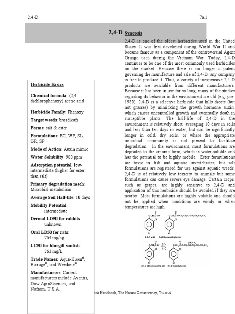 Weed Control Methods Handbook, The Nature Conservancy, Tu Et Al PDF