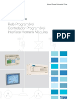 WEG Rele Programavel Clic 02 Controlador Programavel TPW 03 e Interfaces Homem Maquina 851 Catalogo Portugues BR