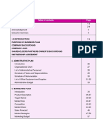 Purpose of Business Plan Company Background Company Logo Shareholders/Partners/Owner'S Background Partnership Agreement