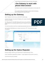 How to setup the Gateway to work with Hytera's Telephone Interconnect - SMC Gateway