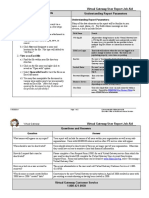 Virtual Gateway User Report Job Aid Accessing Reports Understanding Report Parameters