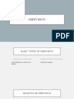 Diffusion in Gases and Liquids