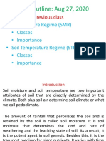 Soil Moisture Regime (SMR) & Soil Temperature Regime (STR)