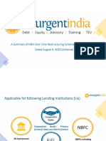 Resolution Framework For Stress Due To Covid-19 - A Summary by Resurgent India