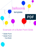 Balloons: Template