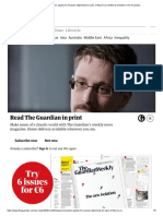 Edward Snowden Applies For Russian Citizenship For Sake of Future Son - Edward Snowden - The Guardian
