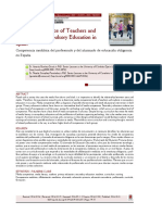 Media Competence of Teachers and Students of Compulsory Education in Spain