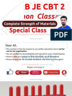 Complete PDF Strength of Materials Marathon by Sandeep Jyani Sir Wifistudy PDF