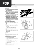 Group 5 Swing Device Group 5 Swing Device: 1. Removal and Install of Motor