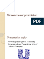 Unilever's Integrated Marketing Communications Mix