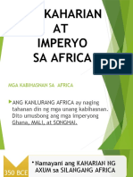 MGA KAHARIAN AT IMPERYO SA AFRICA 2a.p Report