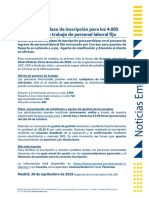 20190930_NE Abierto el plazo para participar en la convocatoria de 4.005...