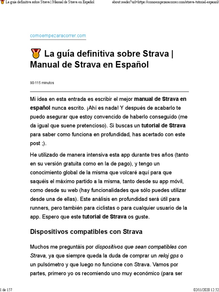 STRAVA USER GUIDE visual data 7