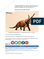 New PNSO Pachyrhinosaurus Dinosaur Model: Share This!