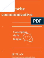 L'approche Communicative LANGUE