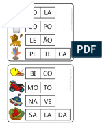Bingo de Sílabas PDF