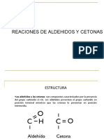 Reacciones químicas de aldehidos y cetonas