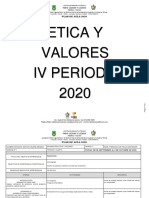 PAU - Grado 4° - Nestor Urueña - Cuarto Periodo 2020 - ETICA Y VALORES PDF