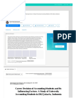 (PDF) Career Decision of Accounting Students and Its Influencing Factors - 153656