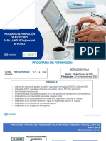 Presentación programa de formación ISO 45001
