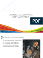 Literatura española contemporánea