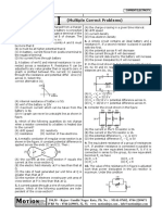 Exercise - II: (Multiple Correct Problems)