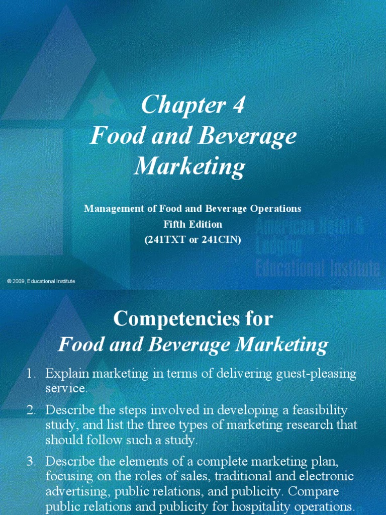Management of Food and Beverage Operations Fifth Edition (241TXT or