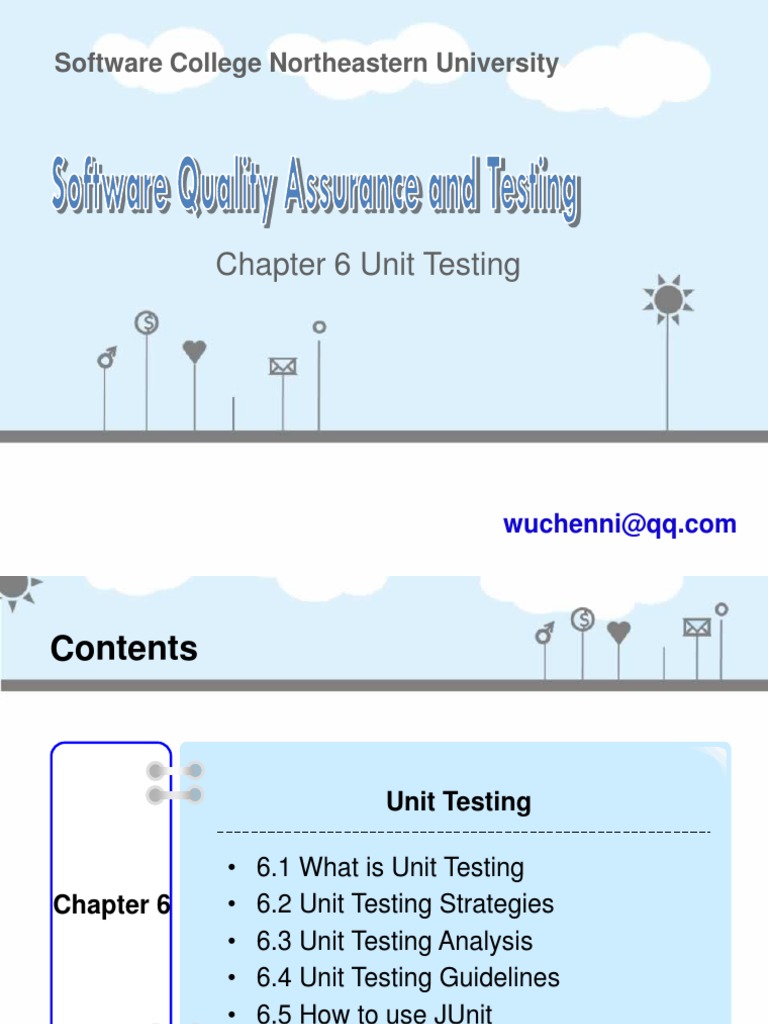 Chapter 6 Unit Testing PDF | PDF | Software Testing | Unit Testing