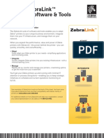 Zebra Zebralink™ Suite of Software & Tools: The Power Behind The Printer