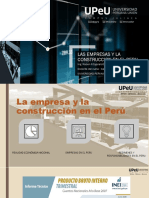 Las Empresas y La Construccion en El Peru