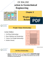 Weight-Volume Relationship - CH 3