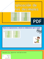 3. Multiplicación de decimales (PPT)