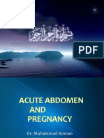 Acute Abdomen & Pregnancy