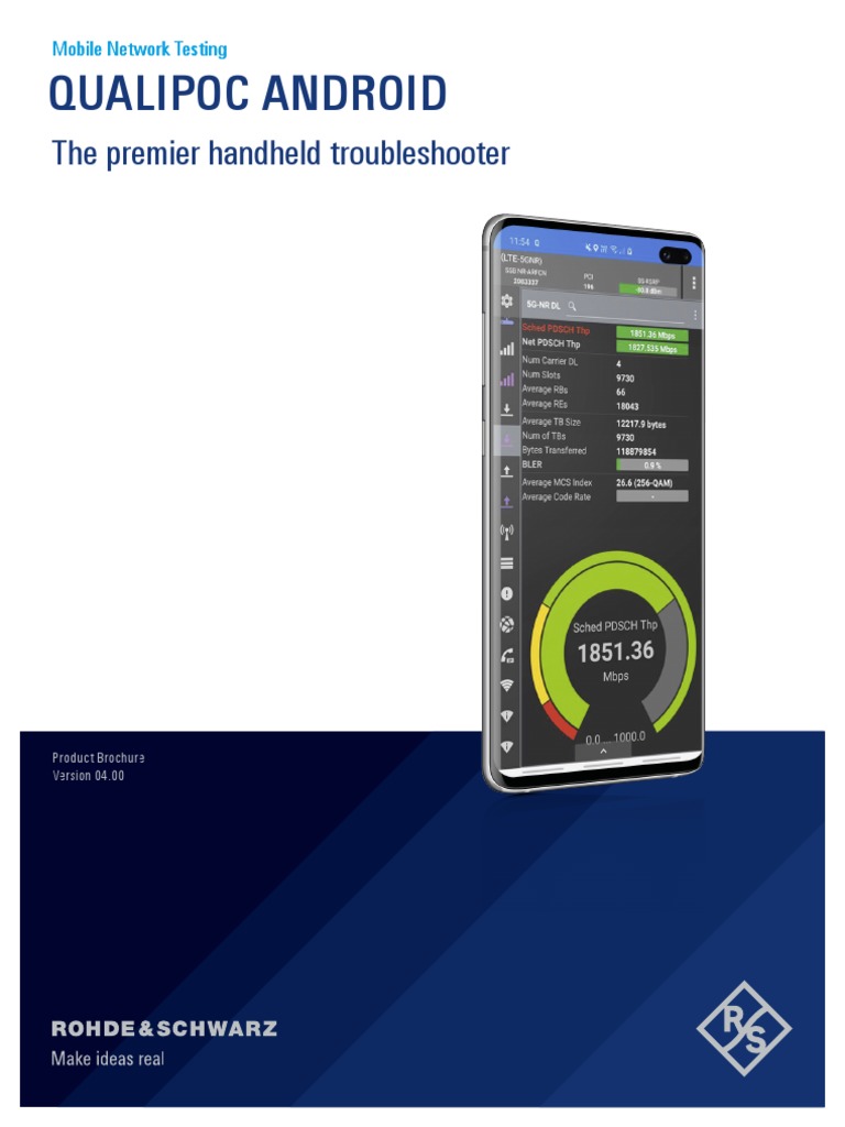 Qualipoc Android: The Premier Handheld Troubleshooter | PDF