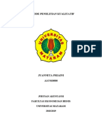 Metode Penelitian Kualitatif: Jurusan Akuntansi Fakultas Ekonomi Dan Bisnis Universitas Mataram 2018/2019