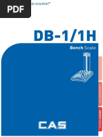 CAS DB-1H User Manual PDF